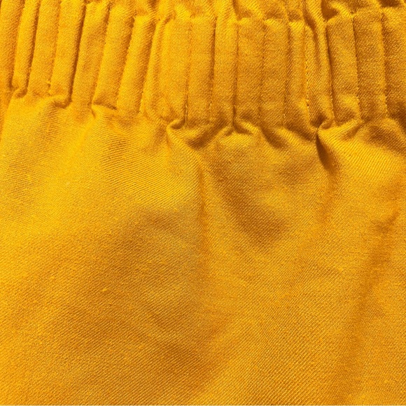 Imperfect J. Crew Factory Yellow skirt stretchy waist lined size 20 wool blend - Picture 5 of 14